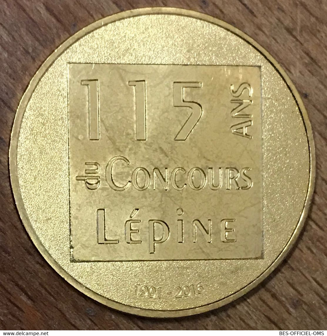 75012 PARIS CONCOURS LÉPINE MDP 2016 MÉDAILLE SOUVENIR MONNAIE DE PARIS JETON TOURISTIQUE TOKENS MEDALS COINS INVENTEURS - 2016