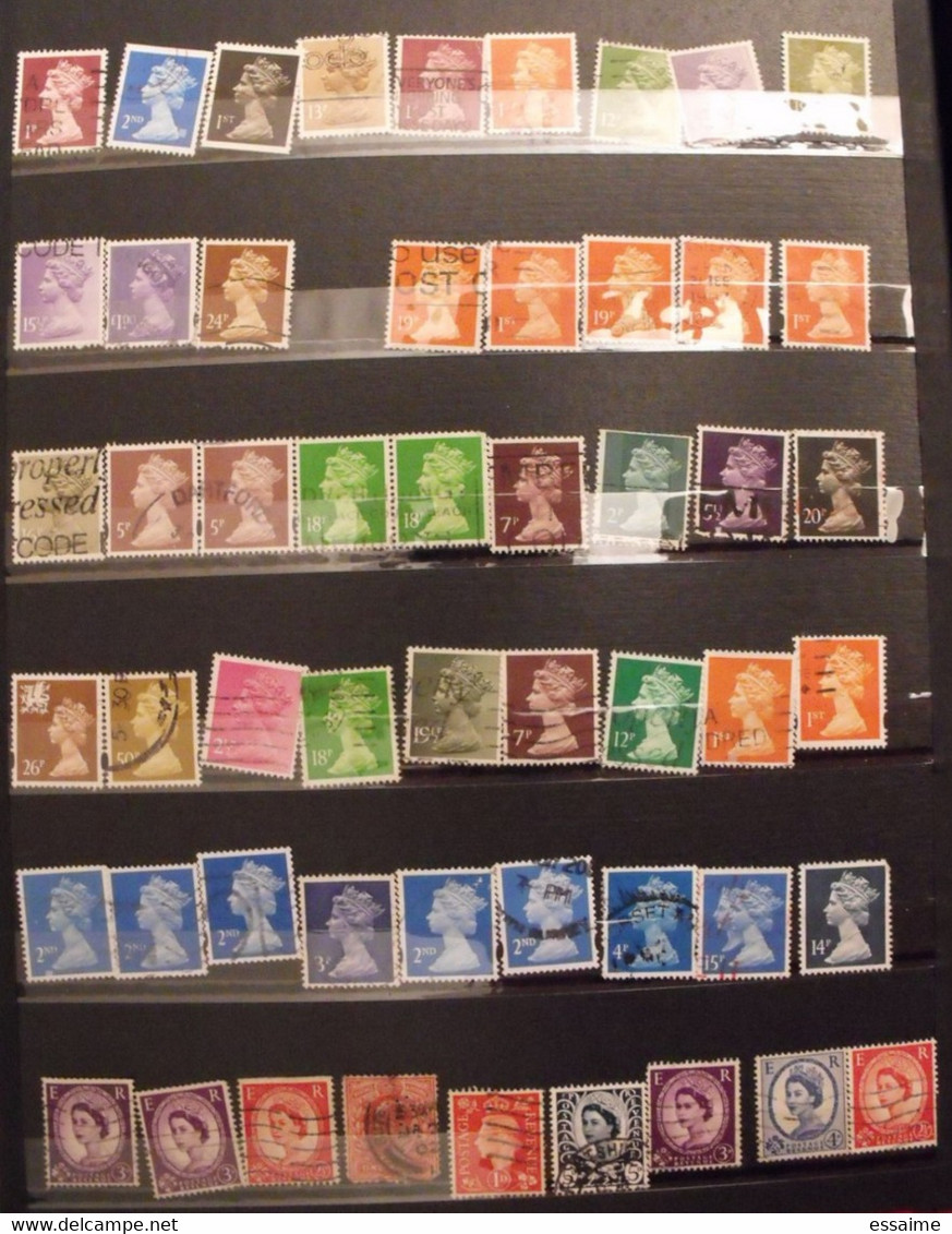 Grande-Bretagne Royaume-Uni england great britain. collection de 1800  timbres