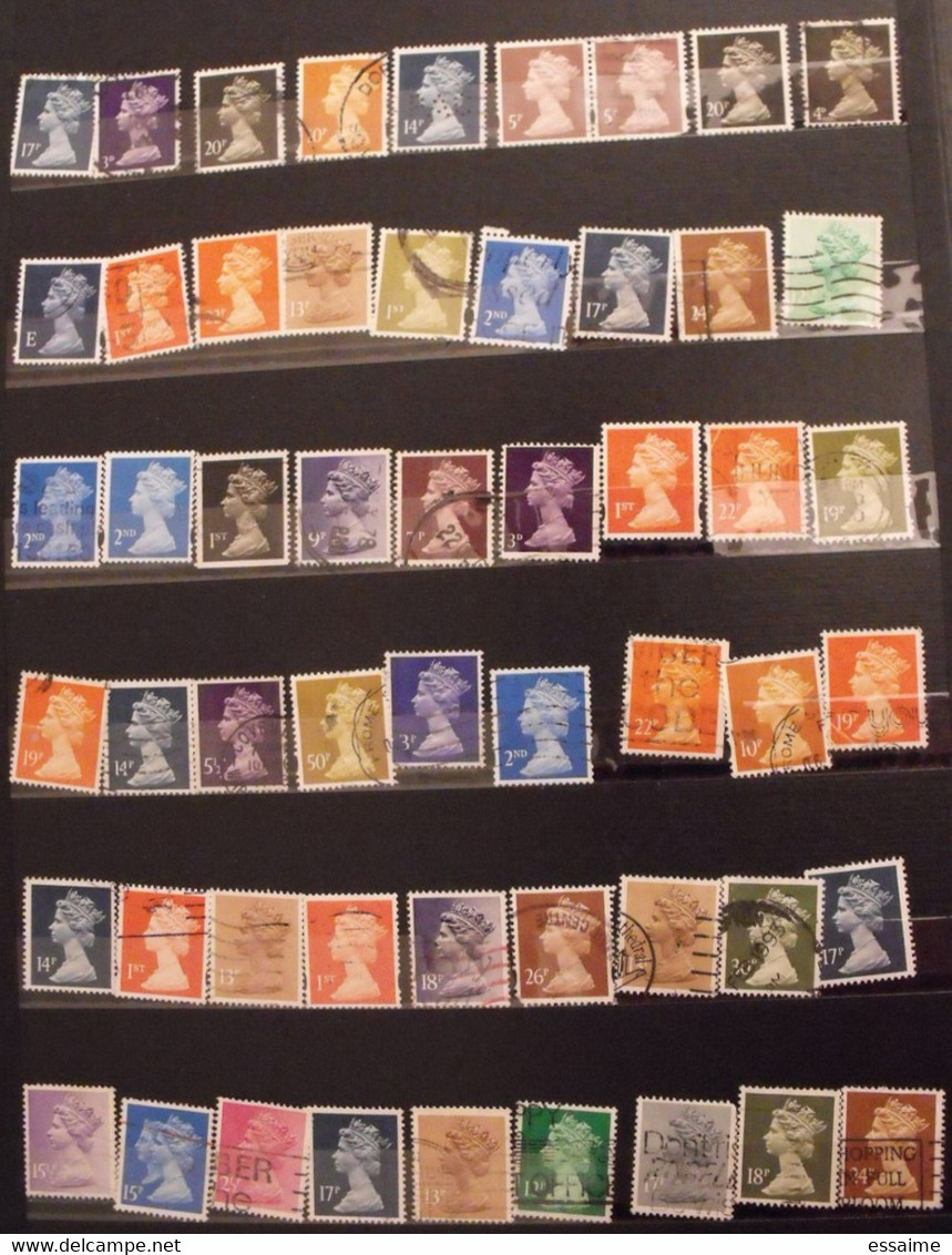 Grande-Bretagne Royaume-Uni england great britain. collection de 1800  timbres