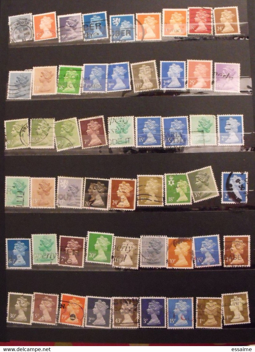 Grande-Bretagne Royaume-Uni england great britain. collection de 1800  timbres