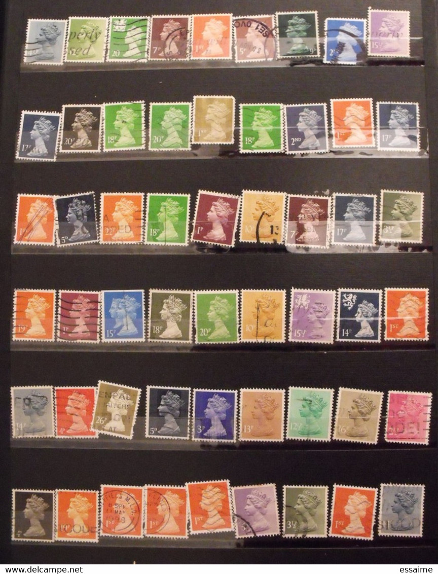 Grande-Bretagne Royaume-Uni england great britain. collection de 1800  timbres