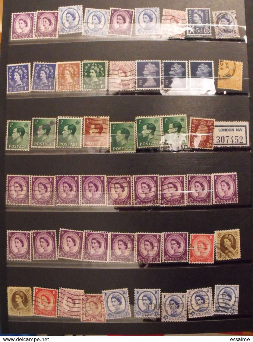 Grande-Bretagne Royaume-Uni england great britain. collection de 1800  timbres