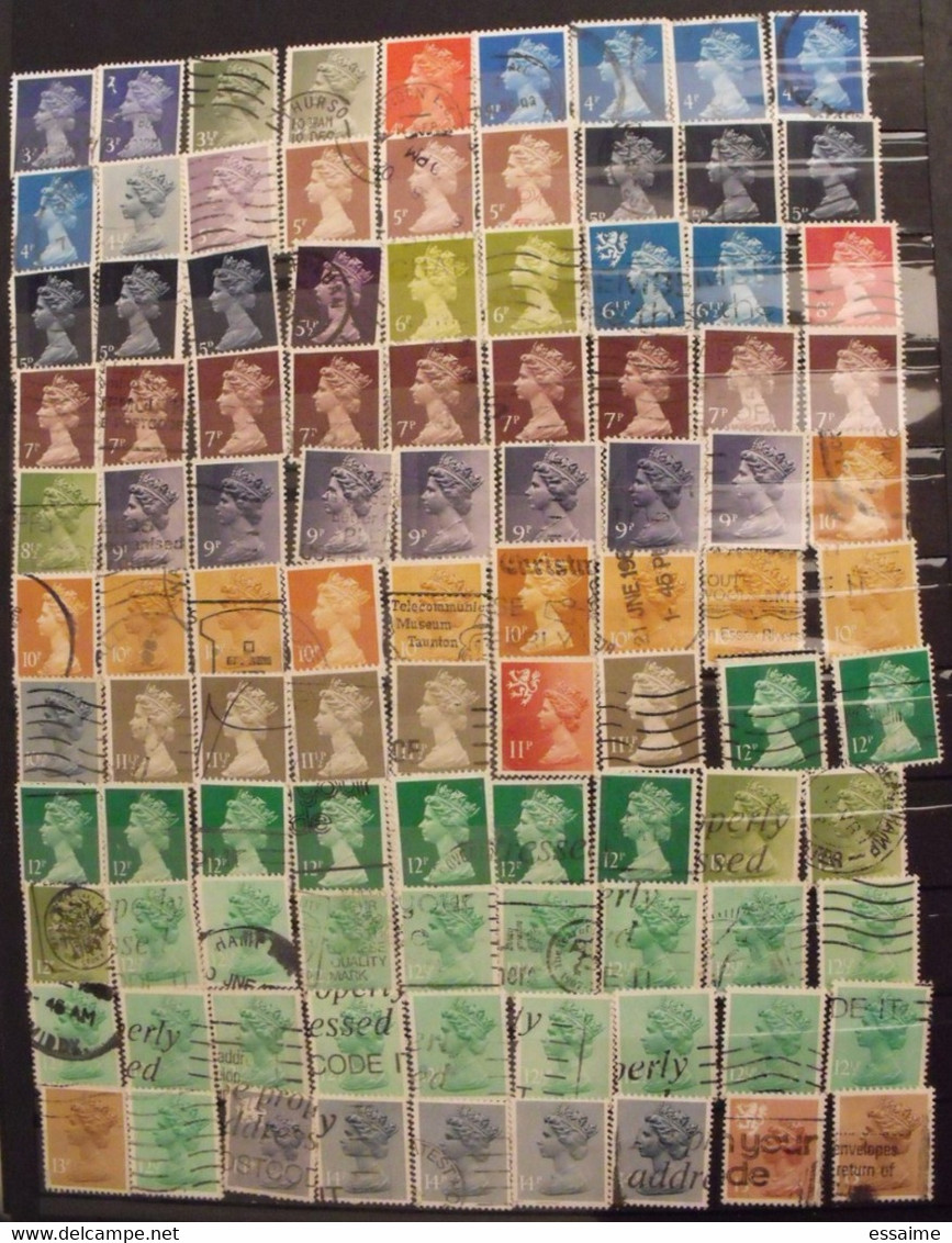 Grande-Bretagne Royaume-Uni england great britain. collection de 1800  timbres