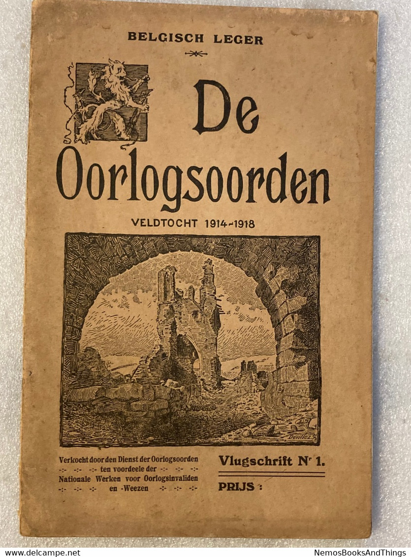 1924 - De Oorlogsoorden - Veldtocht 1914 - 1918 - 14 Foto's - Belgisch Leger - + Kaartje - WO 1 - History