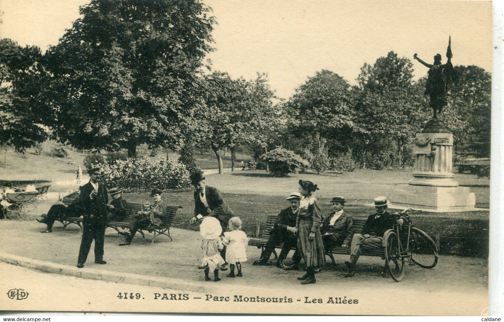 -75-PARIS  XIV - PARC MONTSOURIS -  Les   Allées Du Parc De Montsouris - Arrondissement: 14