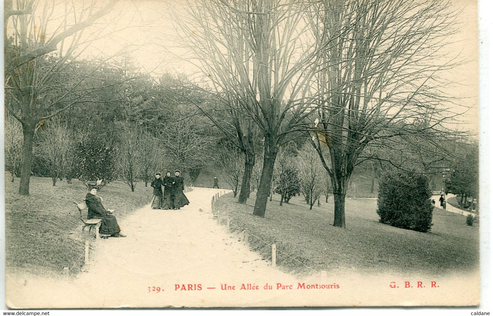 -75-PARIS  XIV - PARC MONTSOURIS -  Une   Allée Du Parc De Montsouris - Arrondissement: 14