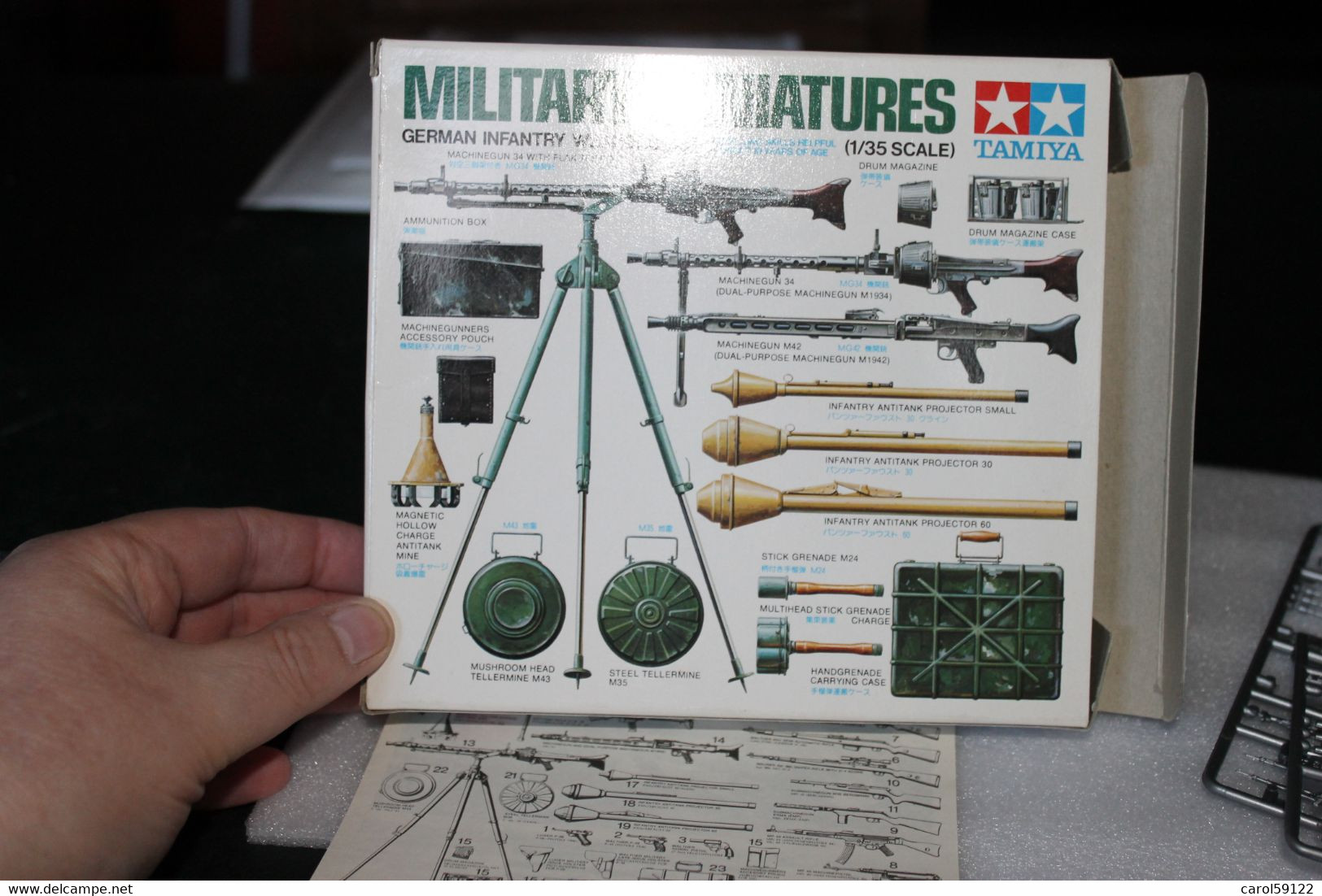 Tamiya Military Miniatures German Infantry Weapons Set - Fahrzeuge