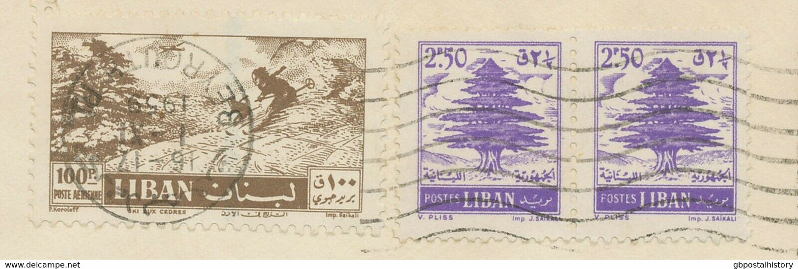 LEBANON 1959 B.O.A.C. Comet 4 Jetliner Service First Flight BEYROUTH - SYDNEY With Rare POSTMARK-ERROR - Lebanon