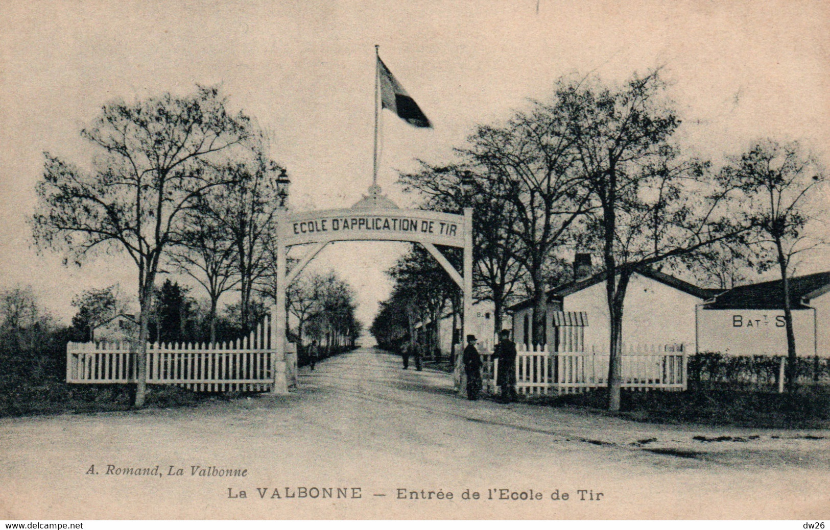 Caserne - La Valbonne - Entrée Ecole D'Application De Tir - Edition A. Romand - Casernes