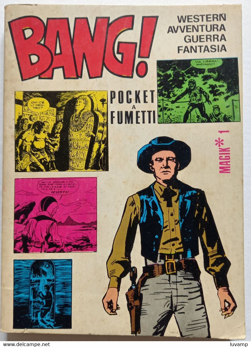 BANG! -POCKET A FUMETTI  N  1 DEL  NOVEMBRE  1974   (CART 49) - First Editions