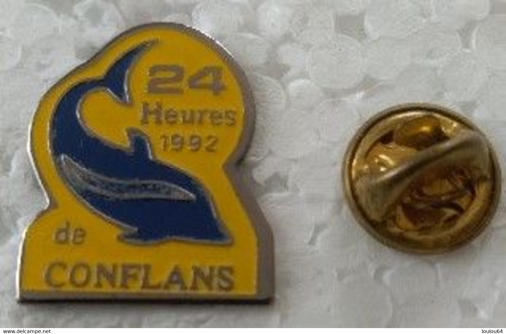 Pin's - Sports - Natation - 24 Heures 1992 De CONFLANS  - - Natation