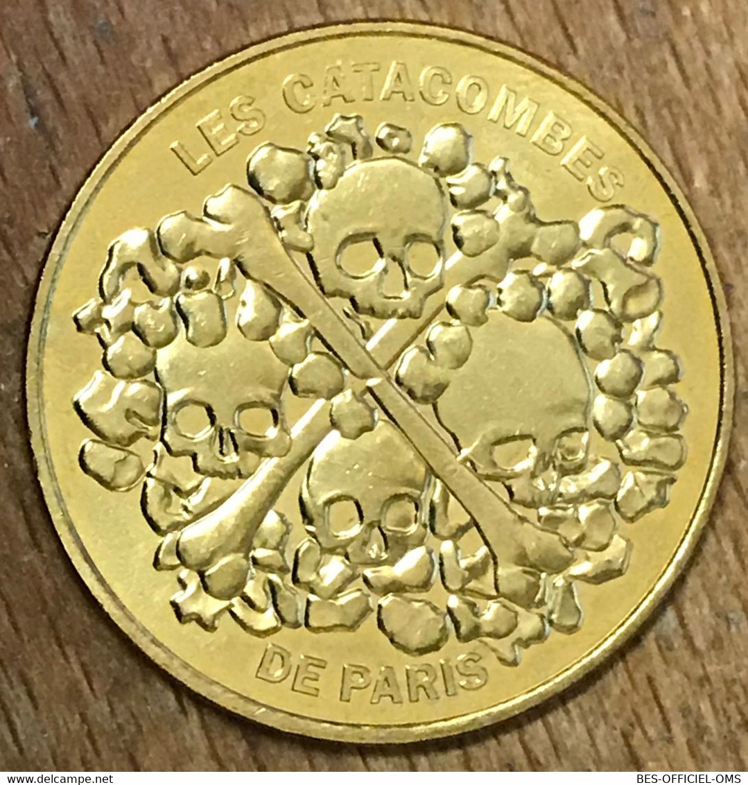 75014 PARIS LES CATACOMBES TÊTES DE MORT MDP 2017 MÉDAILLE MONNAIE DE PARIS JETON TOURISTIQUE MEDALS COIN TOKENS - 2017