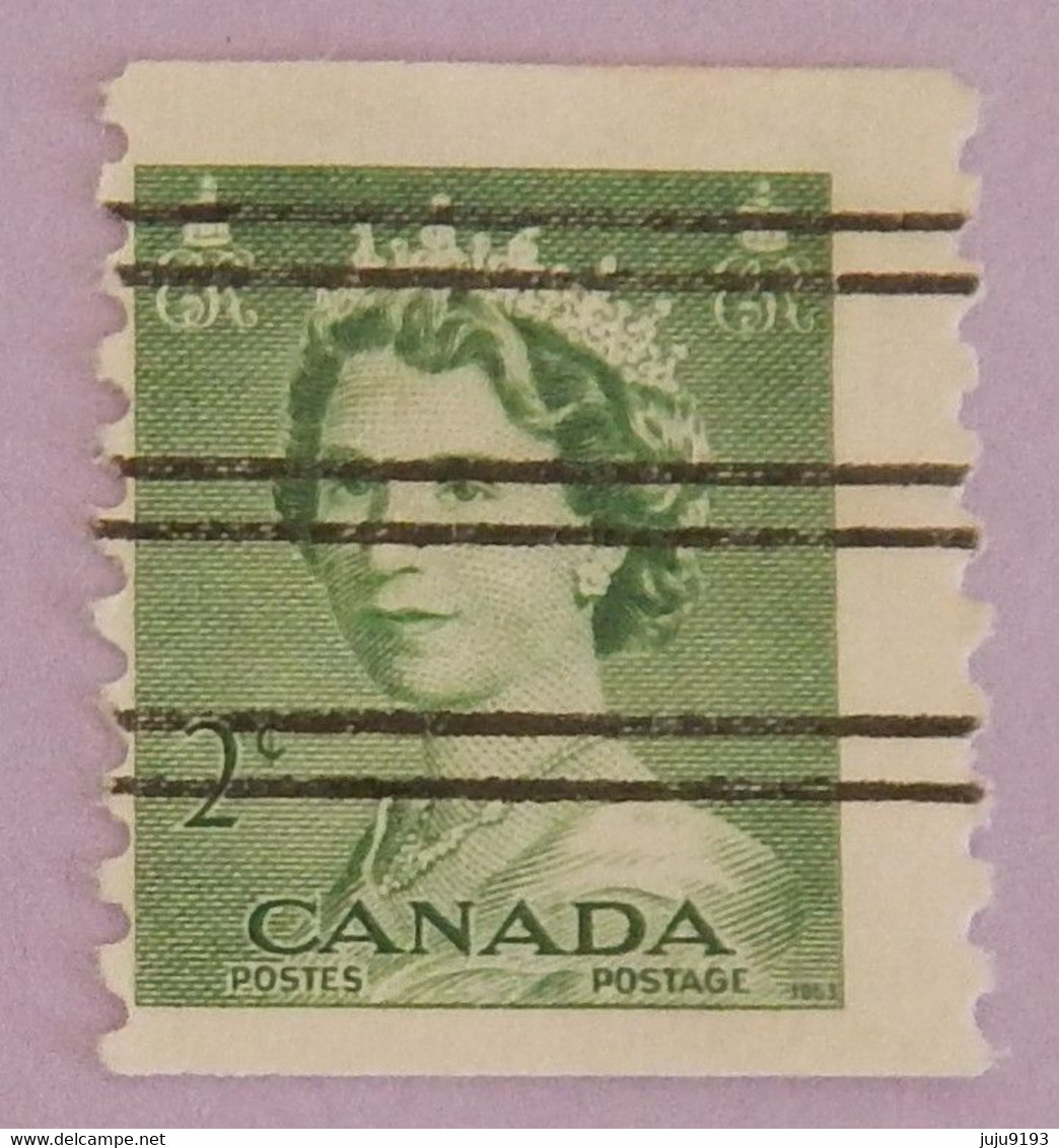 CANADA PREO YT 261a NEUF*MH "ELISABETH II" ANNÉE 1953 - Préoblitérés