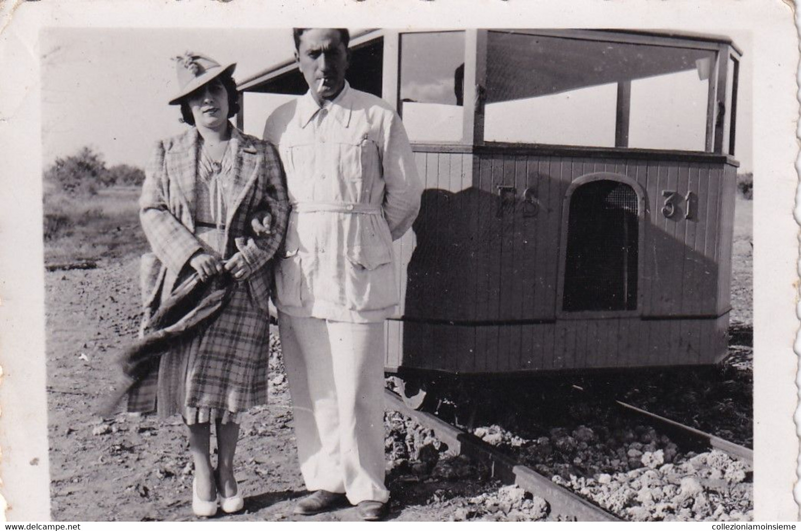 Foto Di Coppia Adiacente Mezzo Ferroviario - Dimensione Cm 9 X 7 Circa - Treinen