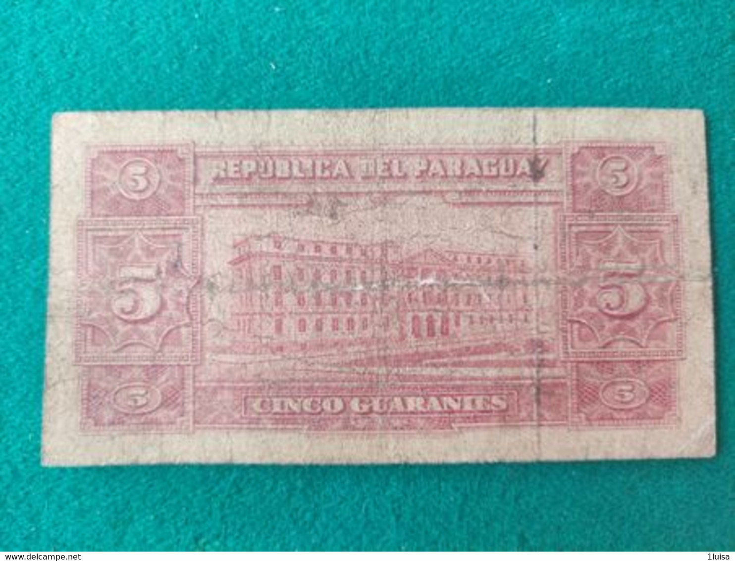 Paraguay 5 Guaranies 1952 - Paraguay