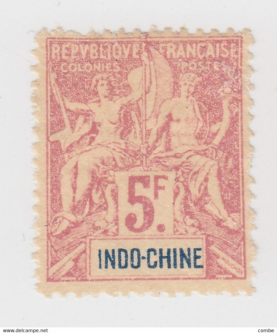 INDOCHINE 5F N° 16 CHARNIERE.. FOURNIER ? - Ongebruikt