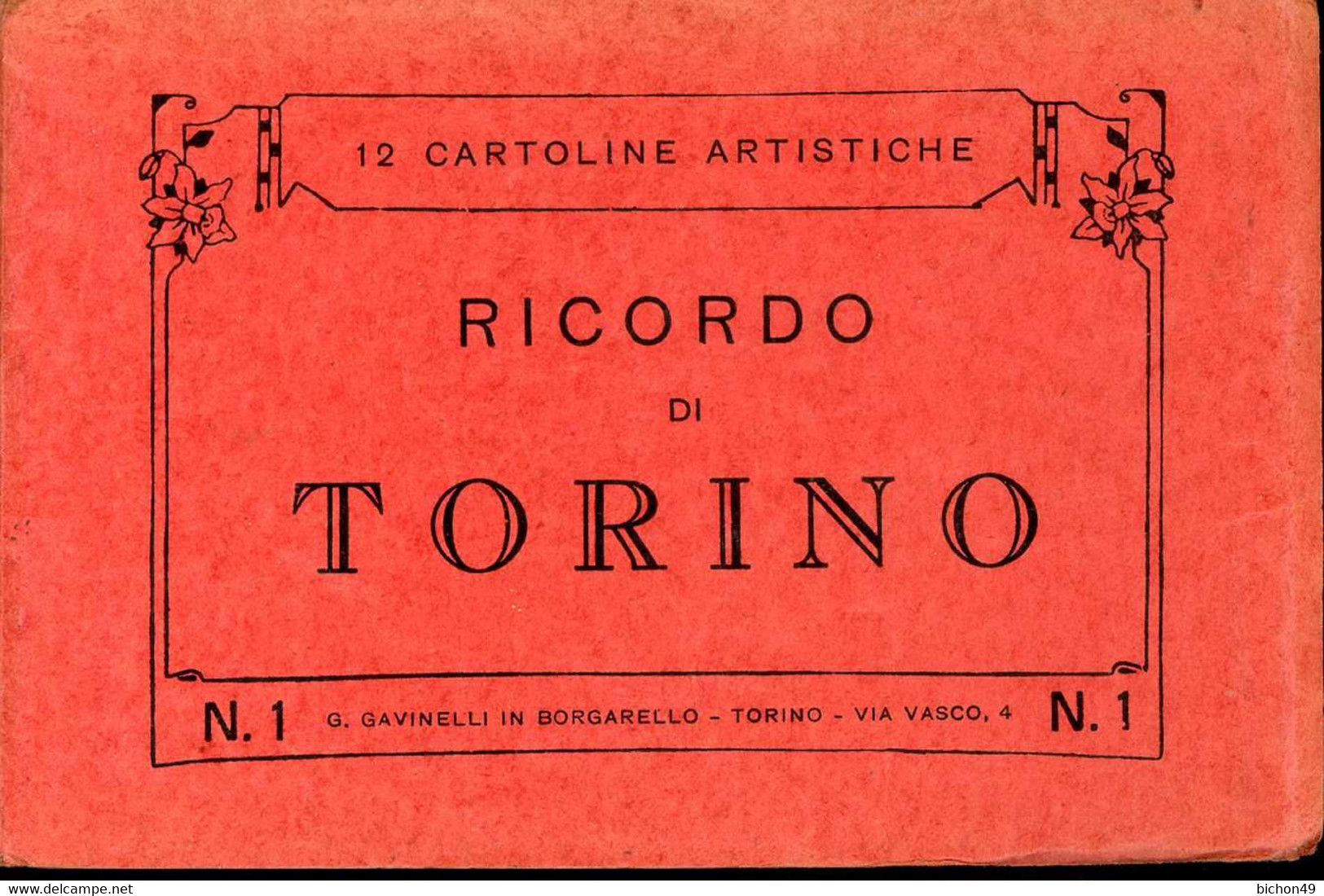 Ricordo Di Torino Gavinelli In Borgarello Quaderno Completo Con 12 Cartoline - Colecciones & Lotes