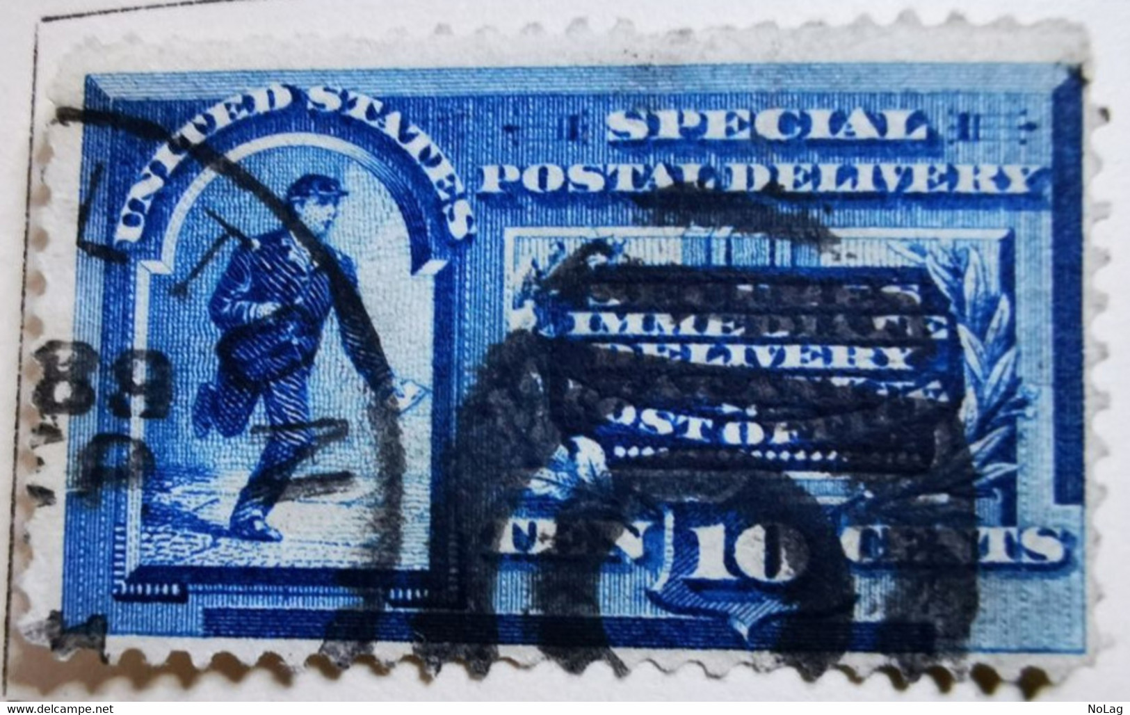 Etats-Unis_1888-94_ Timbres Pour Lettres Par Exprès_ Y&T N°4, 10c. Bleu - Oblitéré - Express & Recommandés