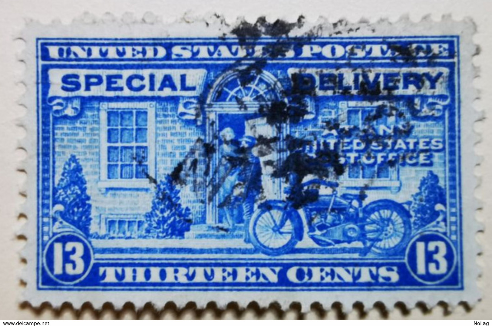 Etats-Unis_1944_ Timbres Pour Lettres Par Exprès_ Y&T N°14, 13c. Bleu - Oblitéré - Special Delivery, Registration & Certified