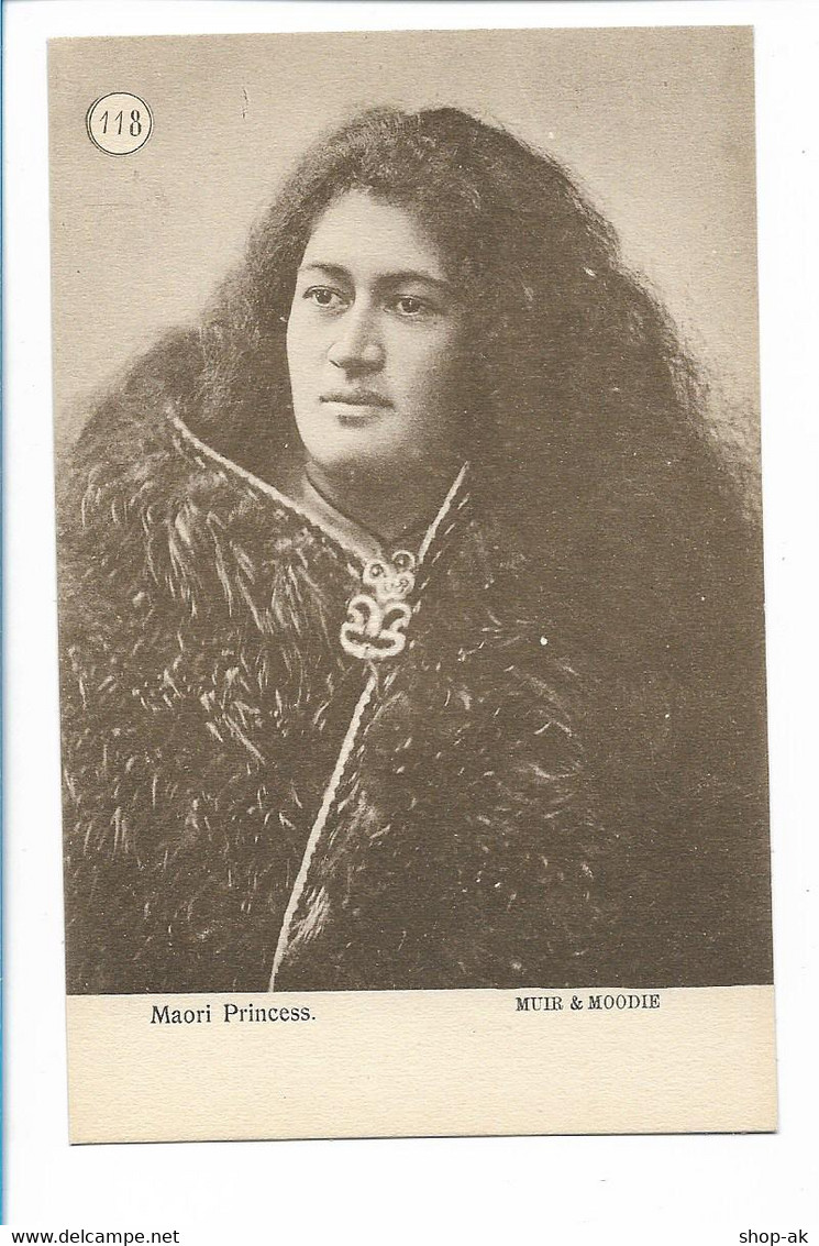 U9757/ Neuseeland New Zealand Maori Princess AK Ca.1900 - Andere & Zonder Classificatie