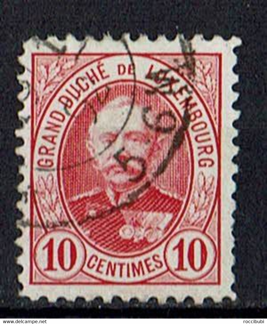 Luxemburg 1891 // Mi. 57 O // Freimarken // Großherzog Adolphe - 1891 Adolphe Front Side