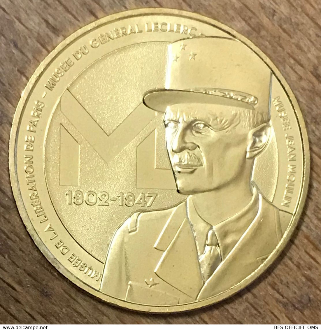 75015 PARIS MUSÉE LIBÉRATION GÉNÉRAL LECLERC MDP 2019 MÉDAILLE MONNAIE DE PARIS JETON TOURISTIQUE MEDALS COINS TOKENS - 2019