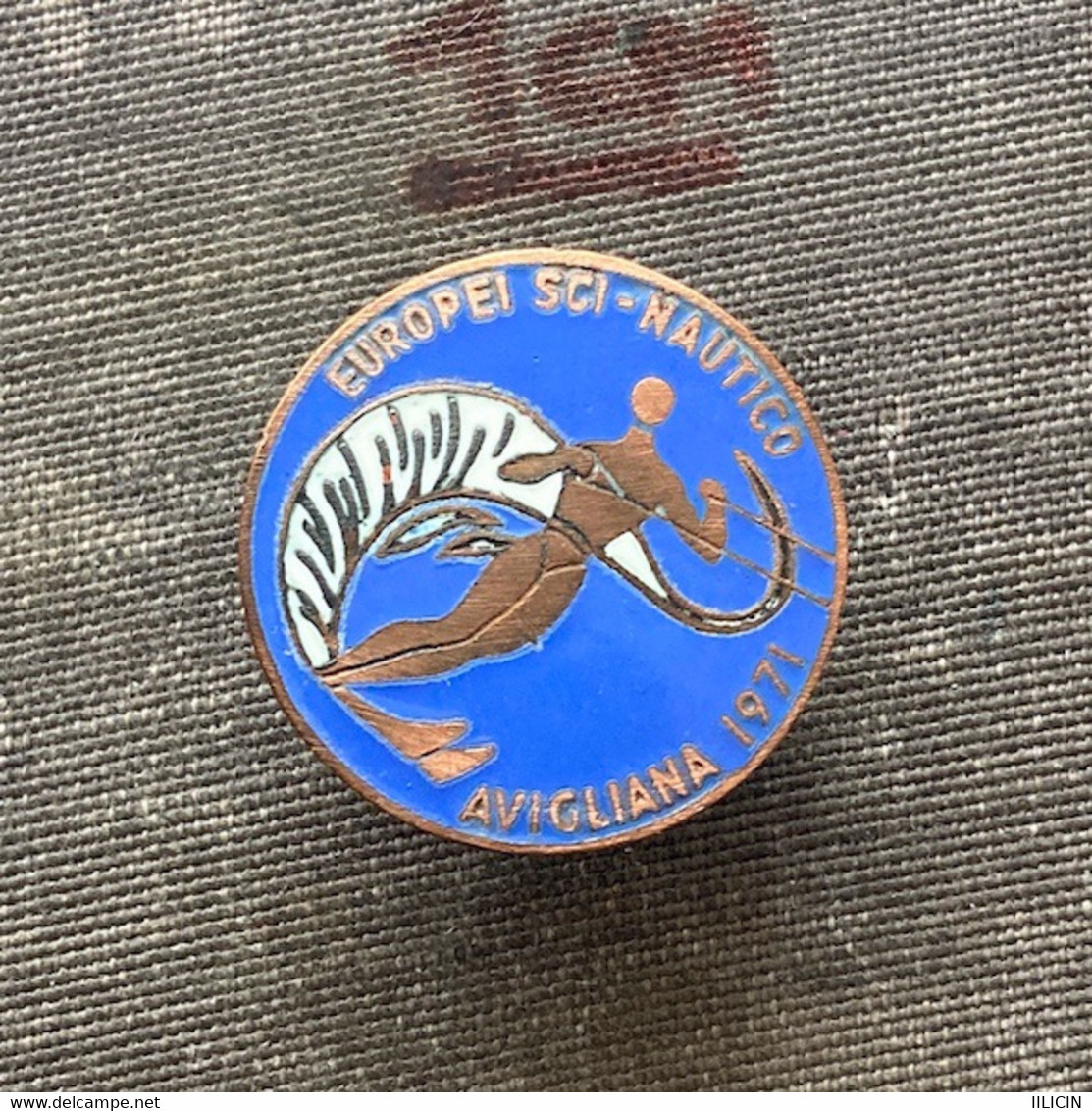 Badge Pin ZN010089 - Water Skiing European Championships Italy Avigliana 1971 - Wasserski