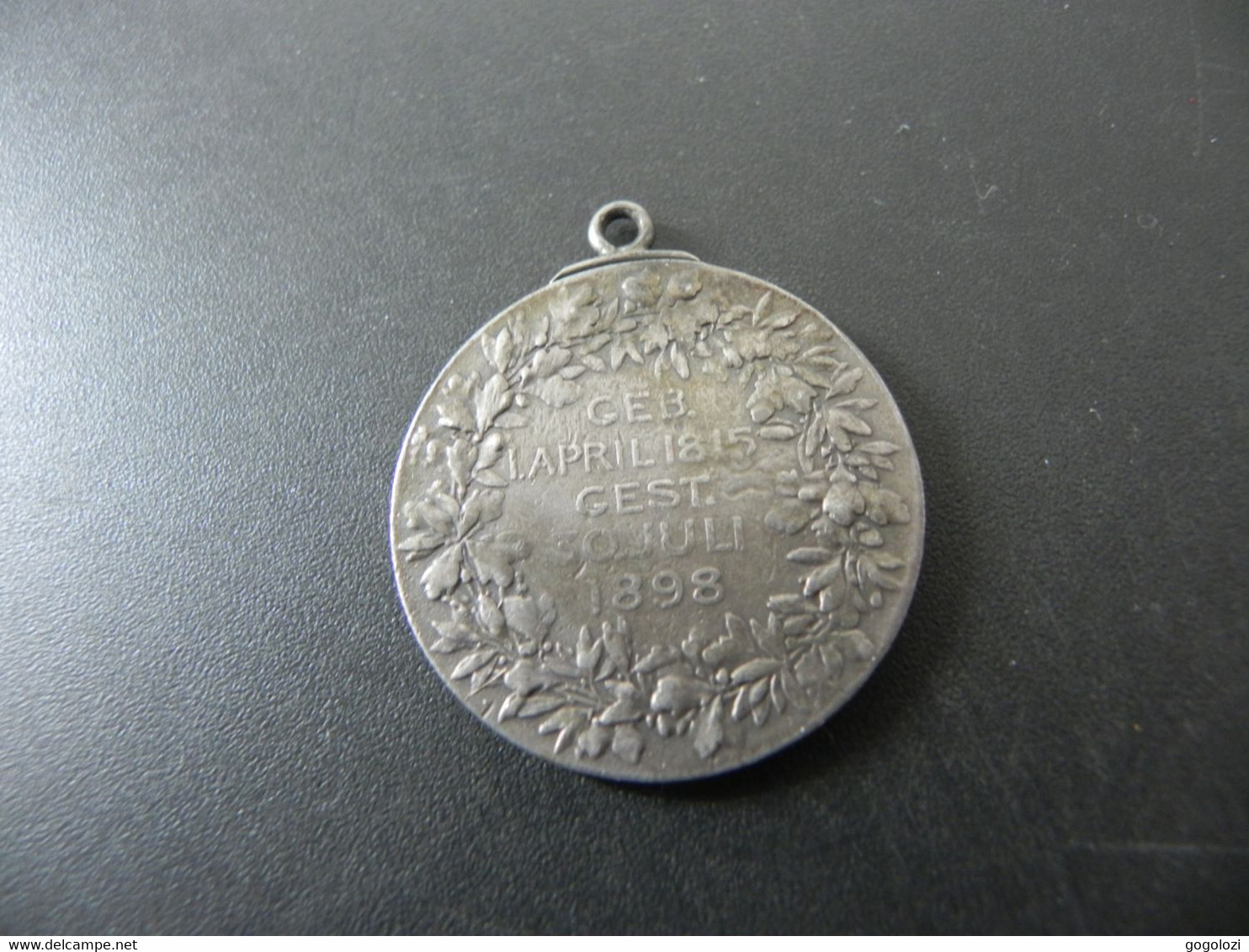 Medaille Otto Bismarck - Geboren 1815 - Gestorben 1898 - Autres & Non Classés