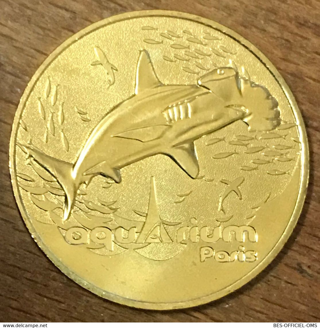 75016 AQUARIUM DE PARIS REQUIN MDP 2019 MÉDAILLE SOUVENIR MONNAIE DE PARIS JETON TOURISTIQUE TOKENS MEDALS COIN - 2019