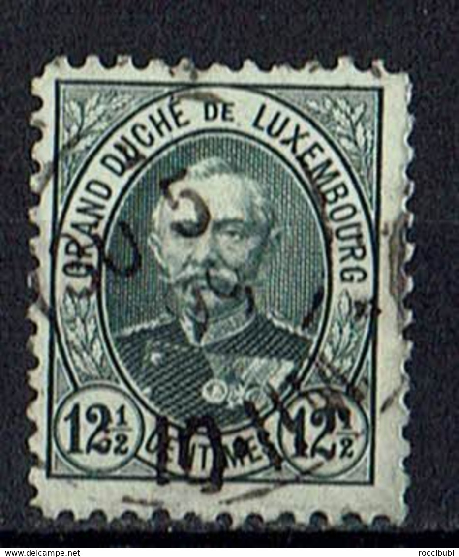 Luxemburg 1891 // Mi. 58 O // Freimarken // Großherzog Adolphe - 1891 Adolfo Di Fronte