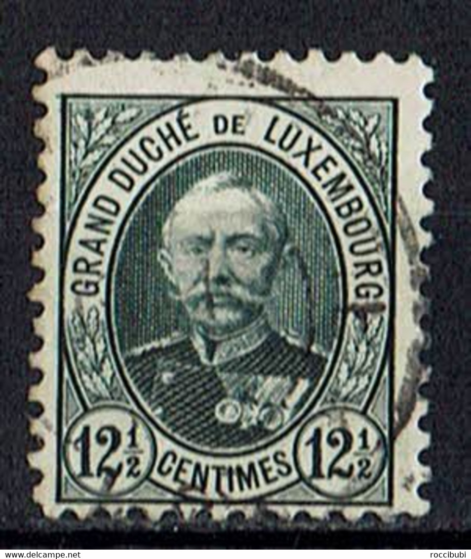 Luxemburg 1891 // Mi. 58 O // Freimarken // Großherzog Adolphe - 1891 Adolphe Front Side