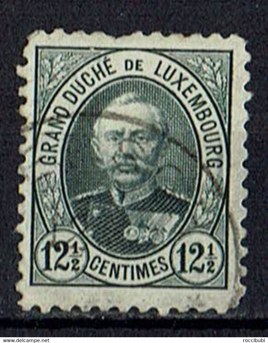 Luxemburg 1891 // Mi. 58 O // Freimarken // Großherzog Adolphe - 1891 Adolphe Front Side