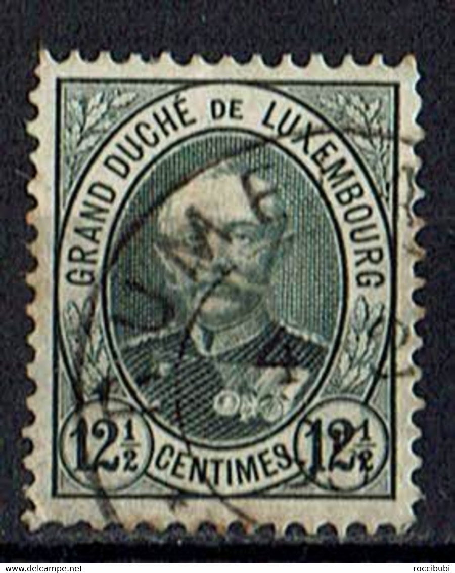 Luxemburg 1891 // Mi. 58 O // Freimarken // Großherzog Adolphe - 1891 Adolphe De Face