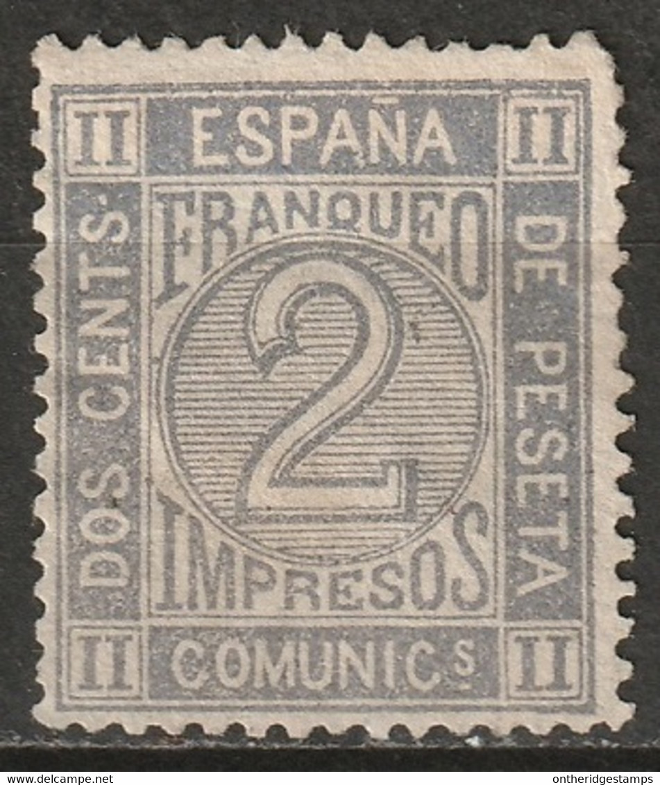 Spain 1872 Sc 176 Ed 116 MNG(*) - Unused Stamps