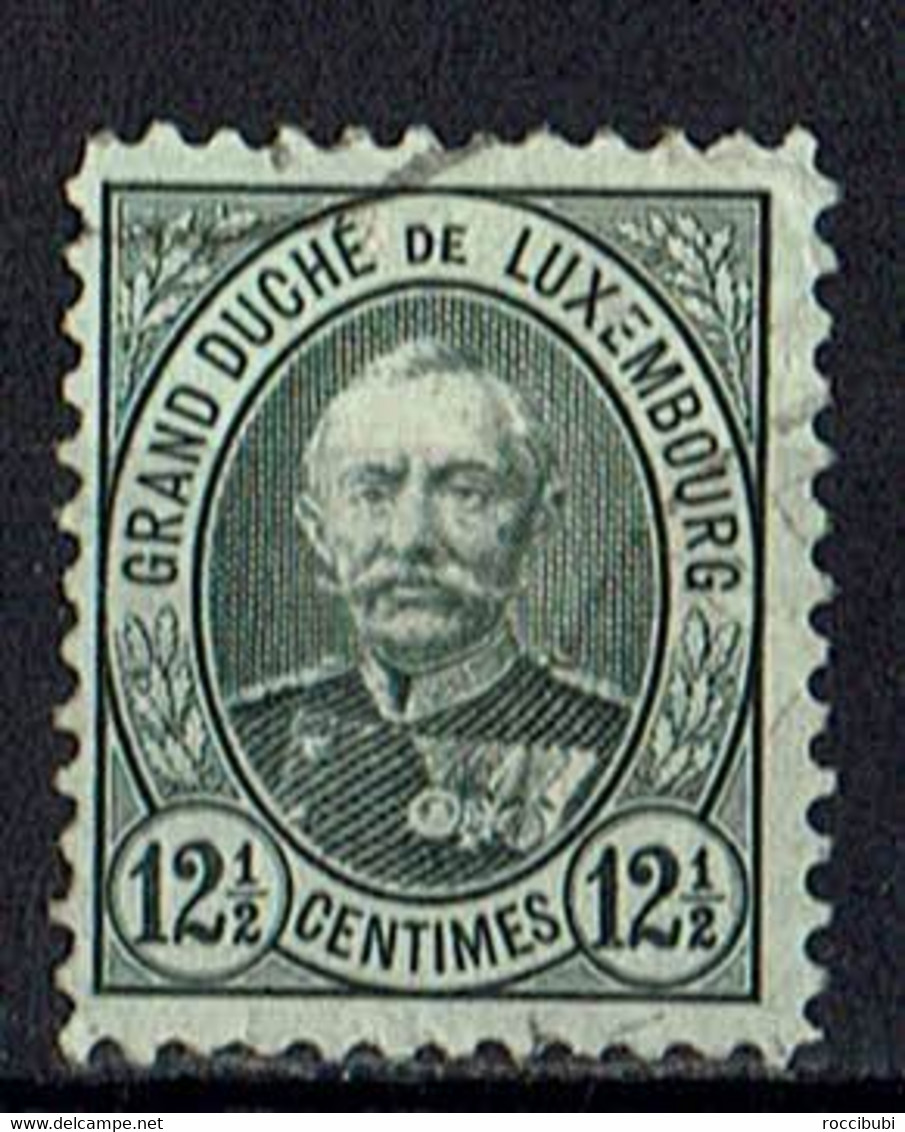 Luxemburg 1891 // Mi. 58 O // Freimarken // Großherzog Adolphe - 1891 Adolphe De Face