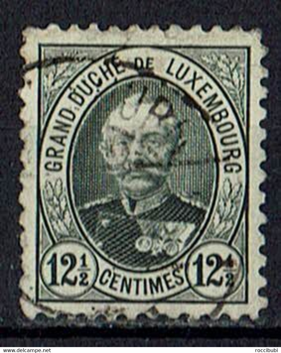 Luxemburg 1891 // Mi. 58 O // Freimarken // Großherzog Adolphe - 1891 Adolfo Di Fronte