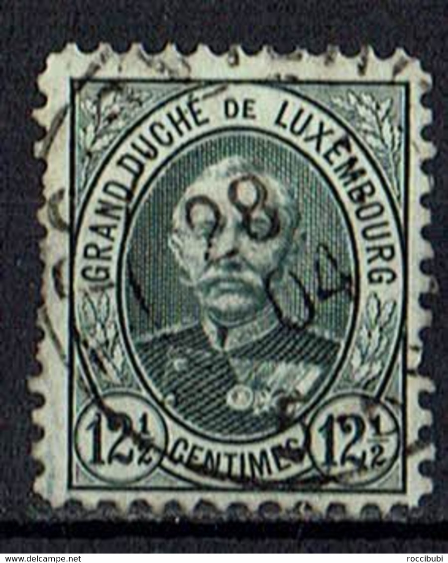 Luxemburg 1891 // Mi. 58 O // Freimarken // Großherzog Adolphe - 1891 Adolfo Di Fronte