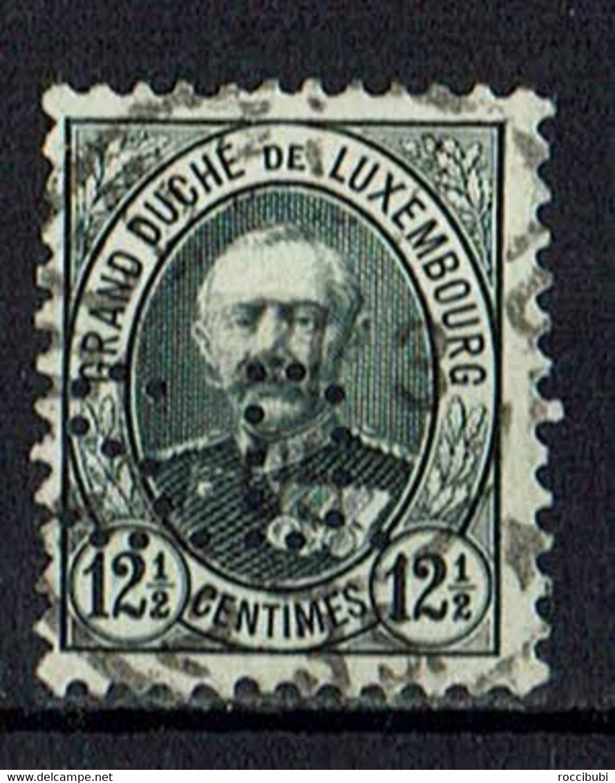 Luxemburg 1891 // Mi. 58 O // Freimarken // Großherzog Adolphe - 1891 Adolfo De Frente