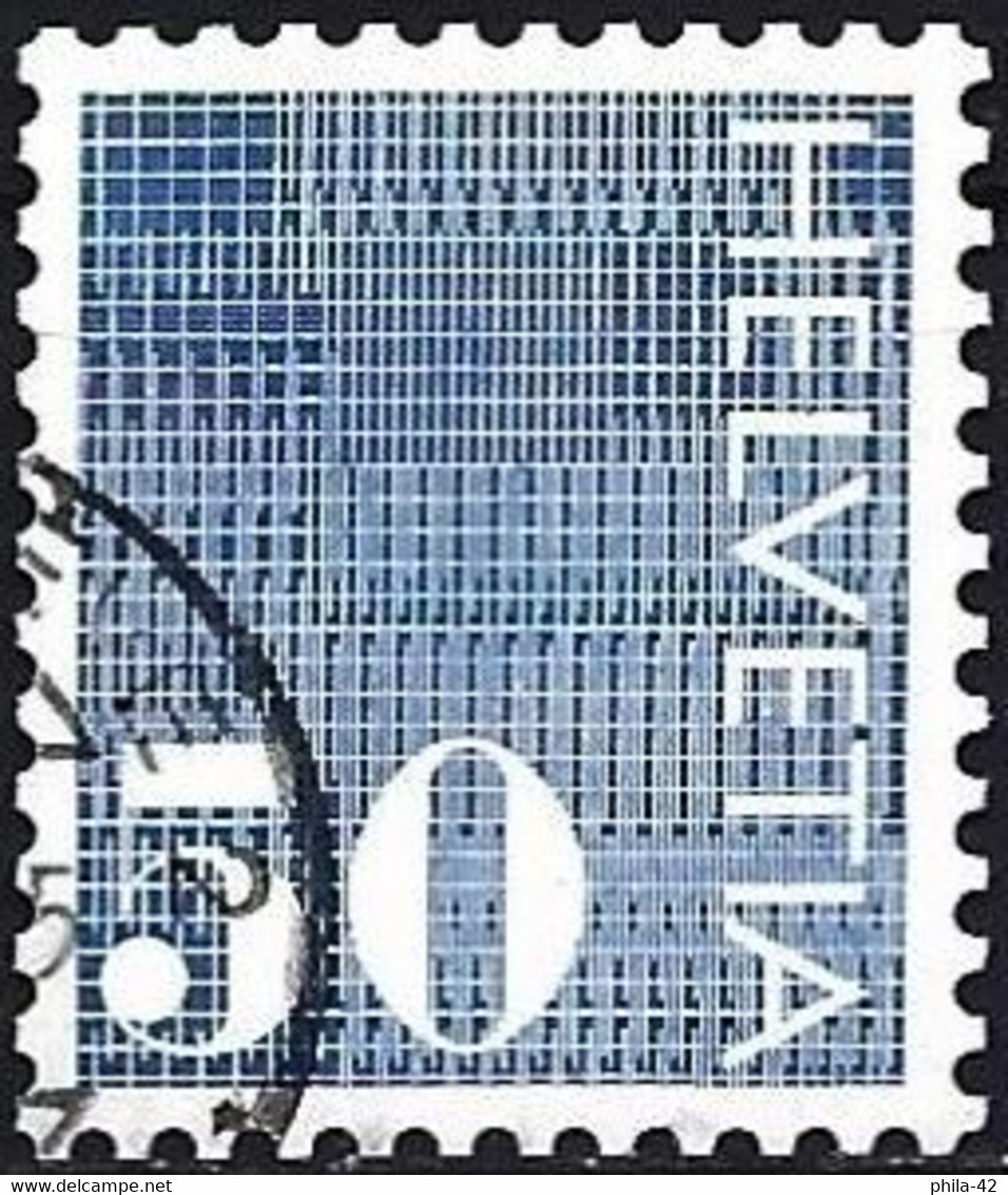 Switzerland 1987 - Mi Xxx - YT 863a ( Numeral ) Fluorescent Paper - Esel