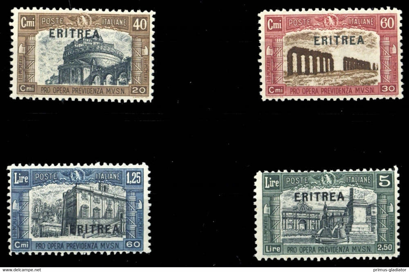 1927, Italienisch Eritrea, 121-24, * - Sonstige & Ohne Zuordnung