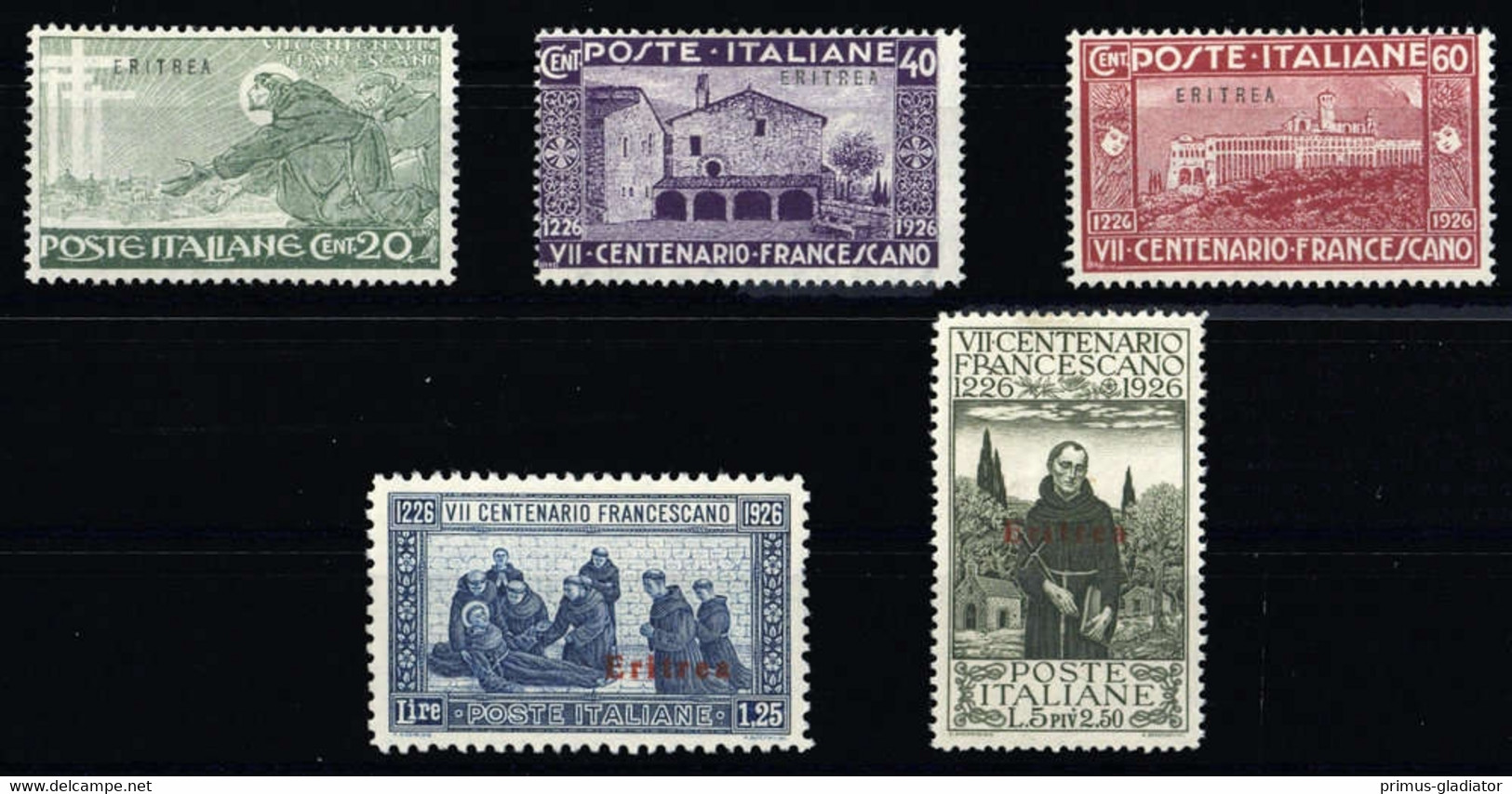 1926, Italienisch Eritrea, 104-08, * - Sonstige & Ohne Zuordnung