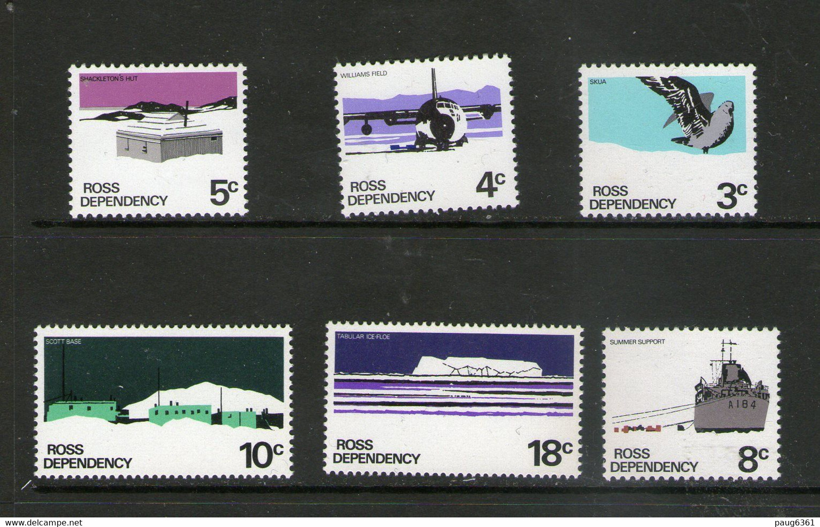 ROSS 1972 COURANTS YVERT N°9/14  NEUF MNH** - Sonstige & Ohne Zuordnung