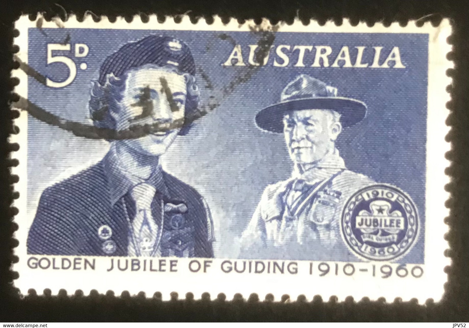 Australia - G1/23 - (°)used  - 1960 - Michel 305 - 50 Gidsen - Sonstige & Ohne Zuordnung