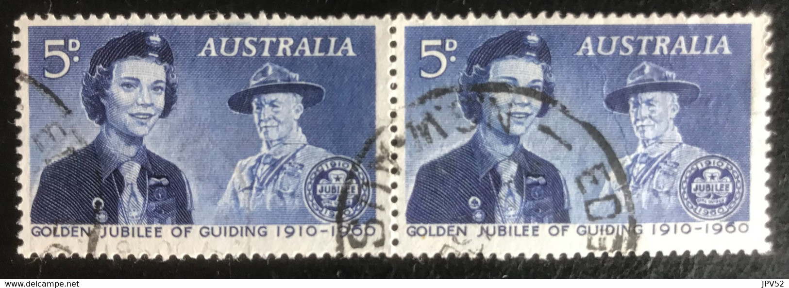 Australia - G1/23 - (°)used  - 1960 - Michel 305 - 50 Gidsen - Sonstige & Ohne Zuordnung