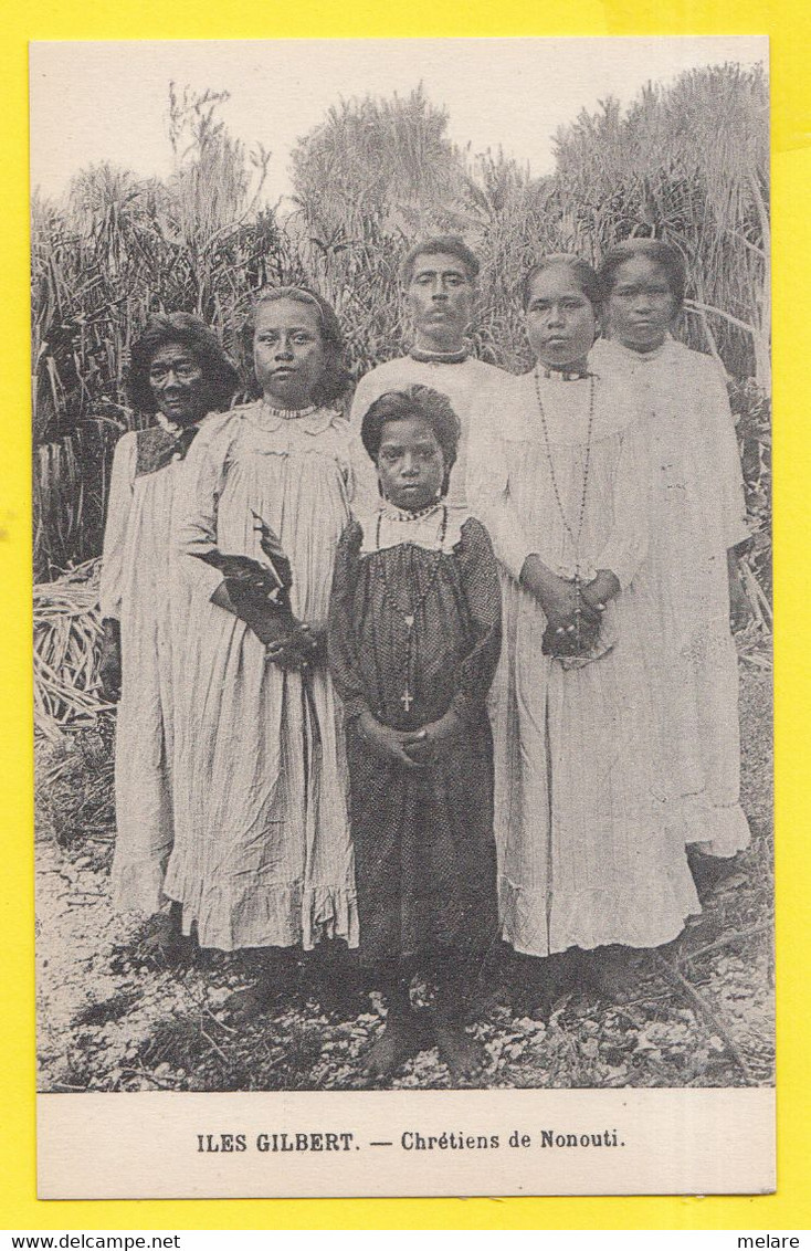 ILES GILBERT KIRIBATI Chrétiens De Nonouti - Micronesië