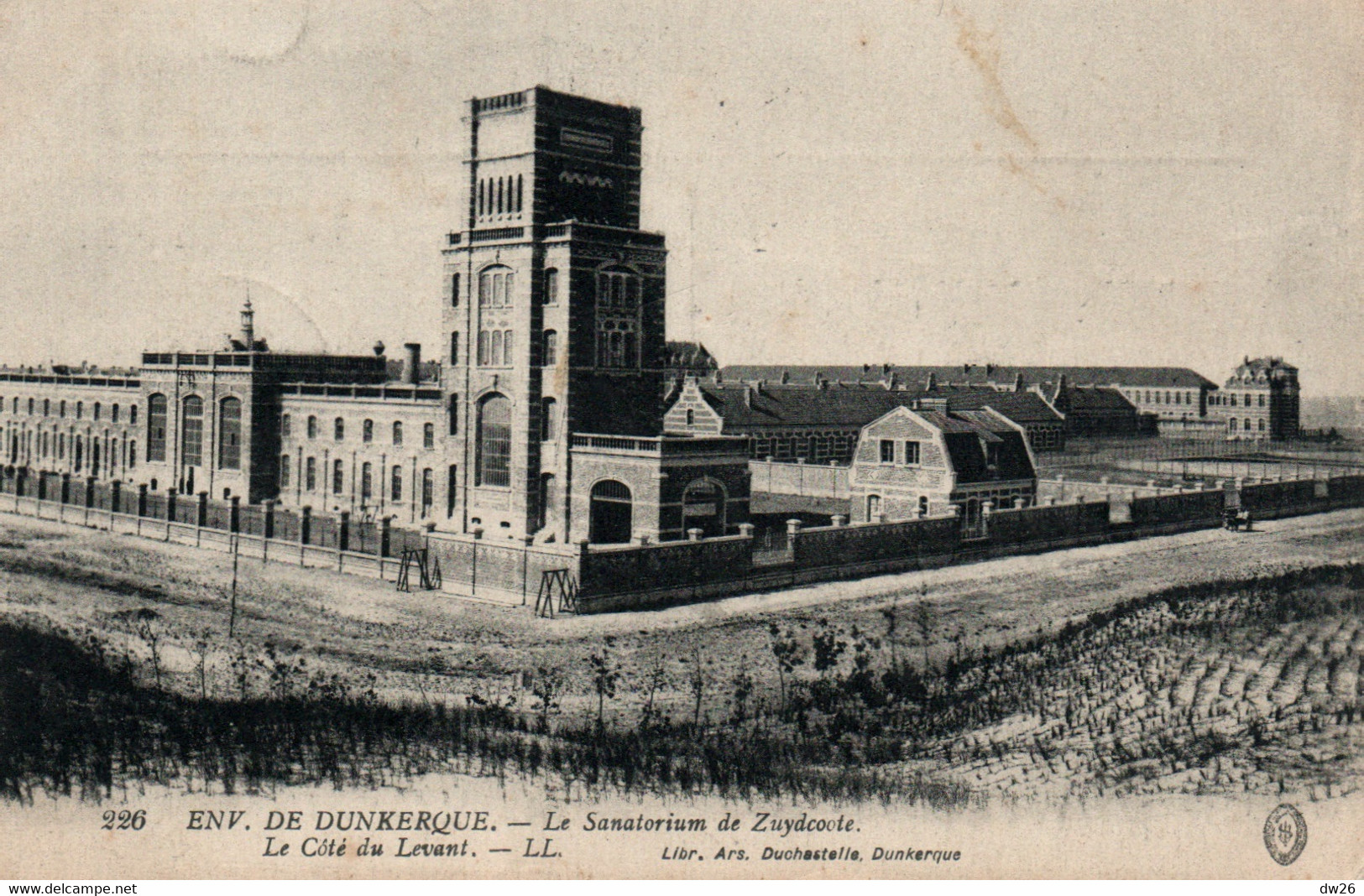 Environs De Dunkerque - Sanatorium De Zuydcoote (Nord) Côté Levant (Est) Carte LL N° 226 - Santé