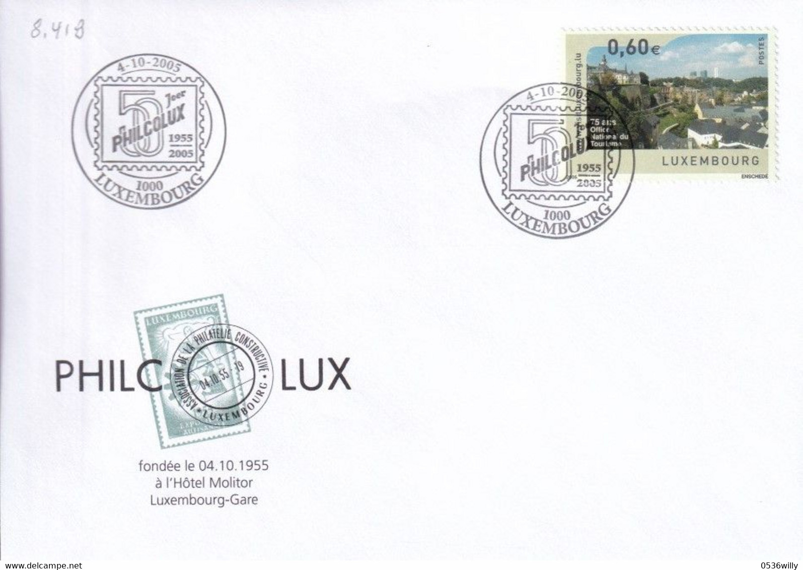 Luxembourg - 50 Joer PHILCOLUX (8.418) - Cartas & Documentos