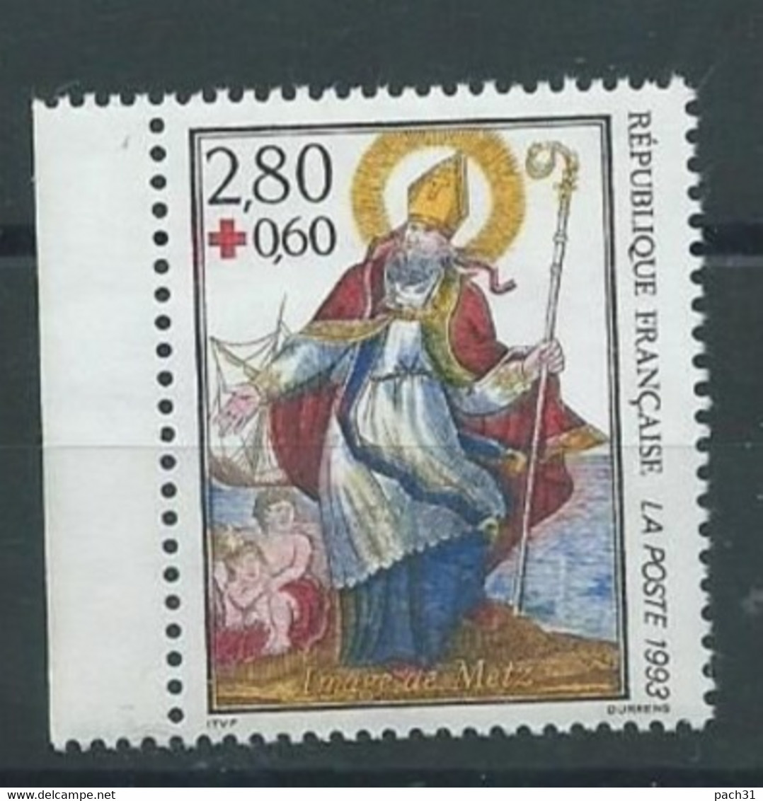 N° YT 2853a  Croix Rouge Neuf   Issu De Carnet 1993 - Autres & Non Classés