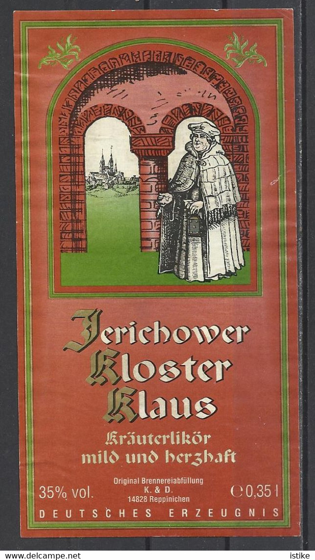 Germany, Jerichower Kloster Klaus, Herbal Liquore. - Alcohols & Spirits