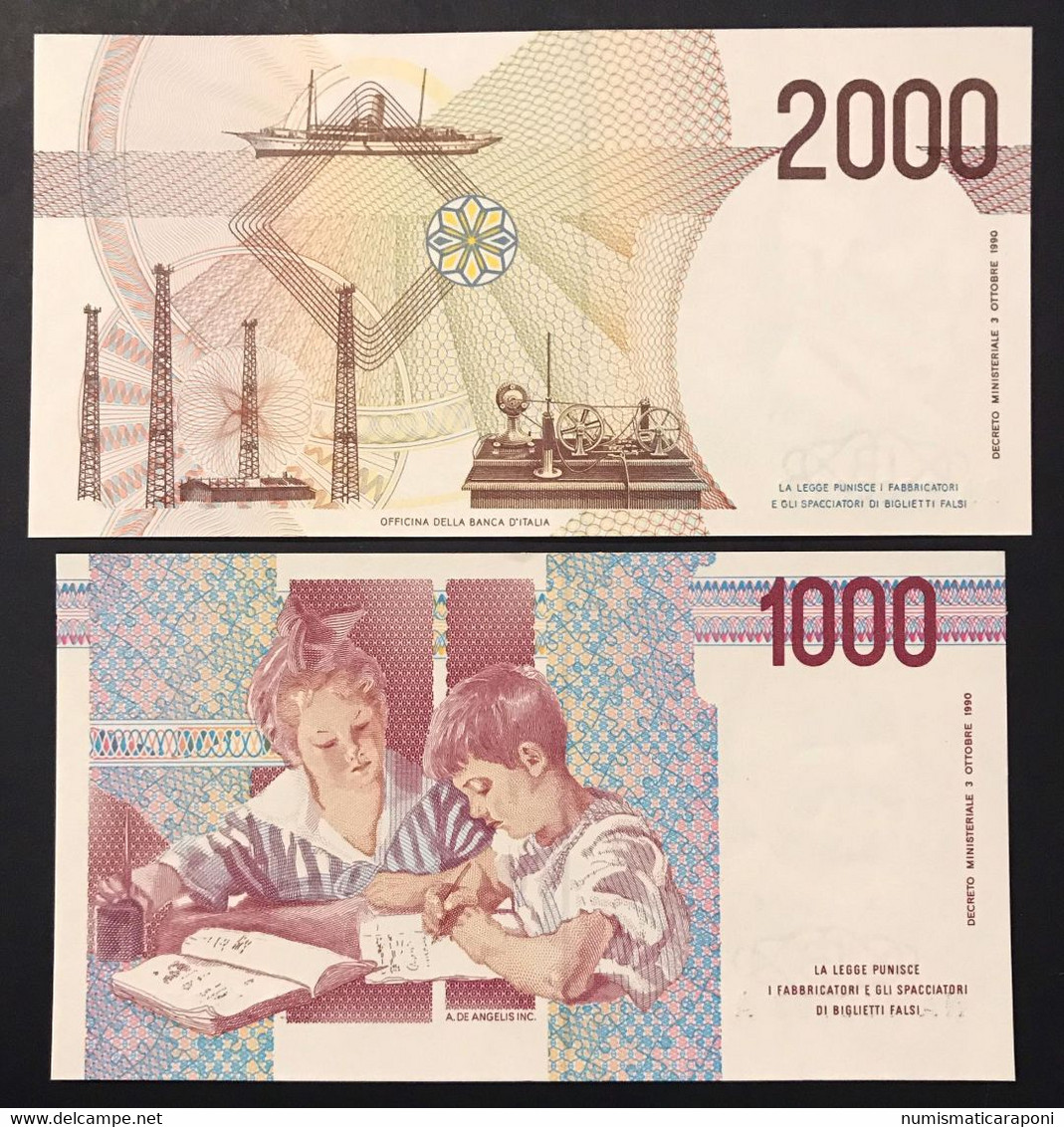 10 Banconote Da 500 A 100000 Lire 1974-1994 Spl+/fds LOTTO 1665 - Collections